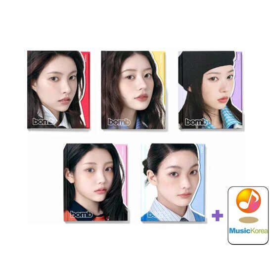 ILLIT - 3rd Mini Album [bomb] (GLLIT Ver.) + MusicKorea Photocard